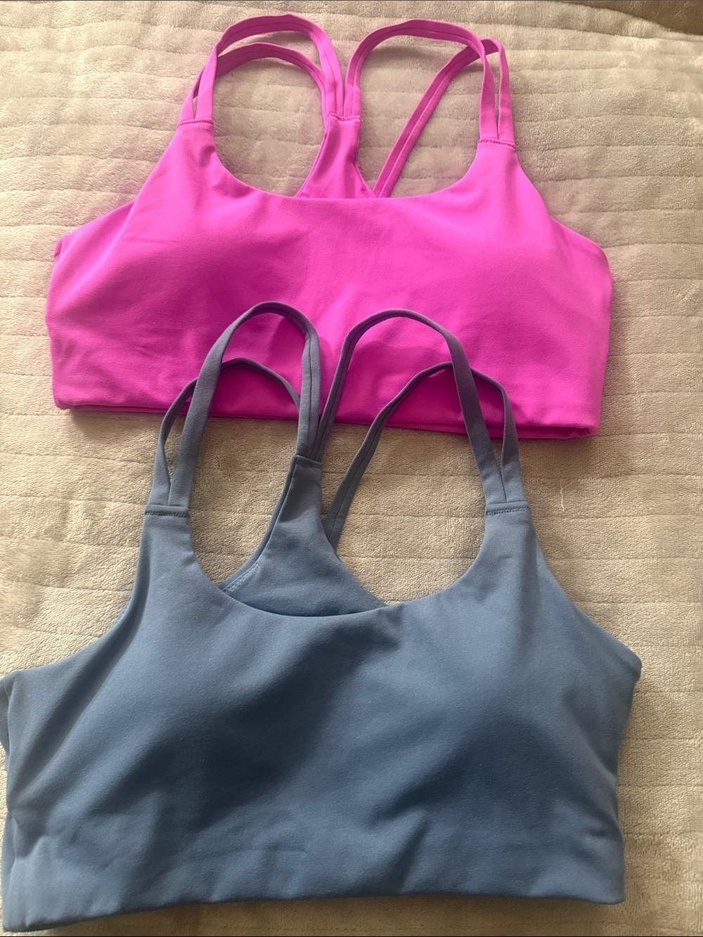 Fabletics Bundle - Blue and Pink sports bra